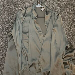 H&M Olive Green Shirt
